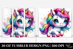 Funny Cute Unicorn | 20 oz Tumbler Product Image 1