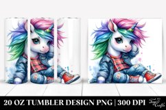 Revolted Baby Unicorn Model | 20 oz Tumbler Product Image 1