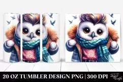 Baby Owl Posing 20 Oz Tumbler Product Image 1