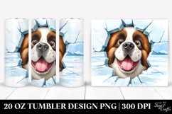 Crazy Looking Furr Saint Bernard | 20 Oz Tumbler Product Image 1
