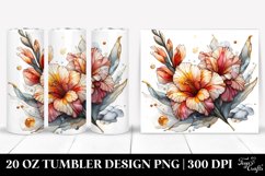 Stained Gladiolus | 20 Oz Tumbler Product Image 1