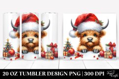 Christmas PNG 20 Oz Tumbler Design Product Image 1