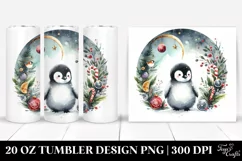 Christmas Penguin | 20 oz Tumbler Product Image 1