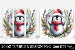 Christmas Penguin | 20 oz Tumbler Product Image 1