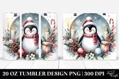 Christmas Penguin | 20 oz Tumbler Product Image 1