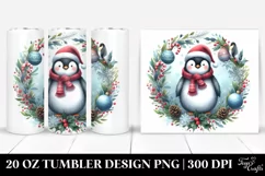 Christmas Penguin | 20 oz Tumbler Product Image 1