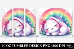Vibrant Cute Baby Rabbit | 20 Oz Tumbler Product Image 1