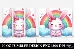 Vibrant Cute Baby Rabbit | 20 Oz Tumbler Product Image 1
