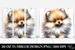 Enthusiastic Pomeranian | 20 oz Tumbler Product Image 1