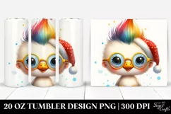 Enthusiastic Baby Swan with Christmas Decor Product Image 1