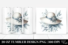 Washed Watercolor Simple HAT 20 oz Tumbler Product Image 1