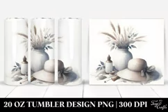 Washed Watercolor Simple HAT 20 oz Tumbler Product Image 1