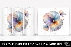 Shiny Pansy | 20 oz Tumbler Product Image 1