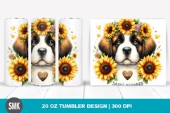 Watercolor Baby Saint Bernard | 20 oz Tumbler Product Image 1