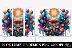 Magical Celestial Mushroom Clipart 20 Oz Tumbler Product Image 1