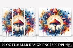 Magical Celestial Mushroom Clipart 20 Oz Tumbler Product Image 1