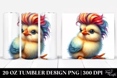 Baby Chicken Sitting 20 Oz Tumbler Product Image 1