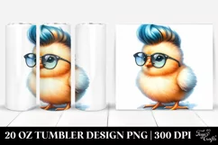 Baby Chicken Sitting 20 Oz Tumbler Product Image 1