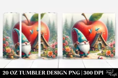 Digital Painting Pastell Fairy Tale Gnome, 20 Oz Tumbler Product Image 1