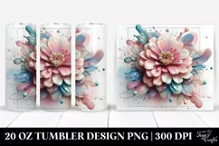 Glossy Zinnia Frame 20 Oz Tumbler Product Image 1