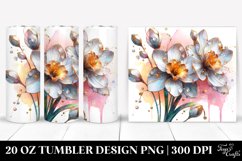 Abstract Shiny Narcissus, 20 Oz Tumbler Product Image 1