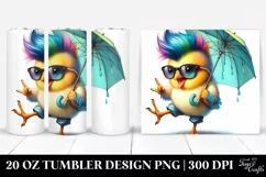 Cute Baby Bird Drawing | 20 oz Tumbler Product Image 1