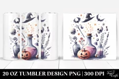 Washed Vintage Halloween Magic Potion Tumbler | 20 oz Product Image 1