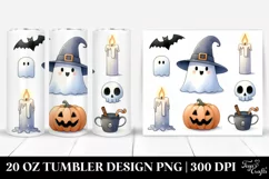 Funny Halloween Candle 20 Oz Tumbler Product Image 1