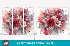 Colorful Reddish Watercolor | 20 oz Tumbler Product Image 1