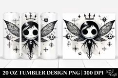 Funny Gothic Fairy,Watercolor Whimsical | 20 oz Tumbler Product Image 1
