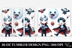 Funny Halloween Vampire 20 Oz Tumbler Product Image 1