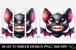 Funny Halloween Bat 20 Oz Tumbler Product Image 1