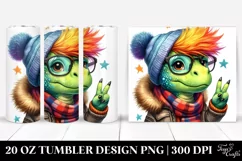Dancing Highlandcow Watercolor PNG Product Image 1