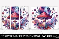 Magical Celestial Mushroom Clipart 20 Oz Tumbler Product Image 1