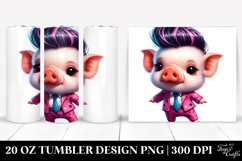 Baby Pig Dancing 20 Oz Tumbler Product Image 1