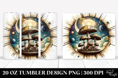 Wooden Stained Mystical Mushroom | 20 oz Tumbler Product Image 1