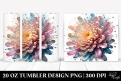 Monkey with Vibrant Flowers, 20 Oz Tumbler Product Image 1