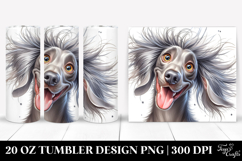 Cute Weimaraner Portrait, 20 Oz Tumbler Product Image 1