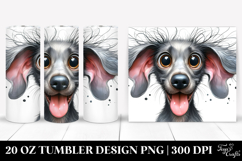 Cute Weimaraner Portrait, 20 Oz Tumbler Product Image 1
