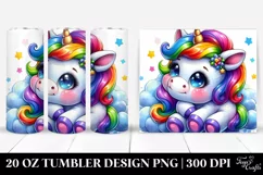 Cute Baby Unicorn | 20 oz Tumbler Product Image 1