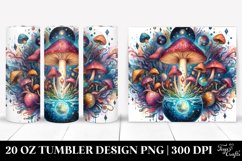 Magical Celestial Mushroom Clipart 20 Oz Tumbler Product Image 1