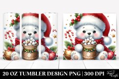 Christmas PNG 20 Oz Tumbler Design Product Image 1
