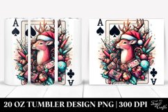 Christmas PNG 20 Oz Tumbler Design Product Image 1