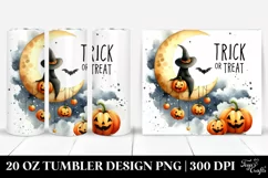 Simple Halloween Moon | 20 oz Tumbler Product Image 1