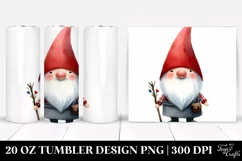 Funny Gnome Watercolor,Whimsical | 20 oz Tumbler Product Image 1