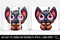 Colorful Cartoon Malinois | 20 Oz Tumbler Product Image 1