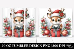 Christmas PNG 20 Oz Tumbler Design Product Image 1