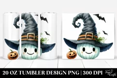 Simple Funny Halloween Clipart, Hat 20 Oz Tumbler Product Image 1