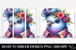 Funny Dove with Wreath, Transparent PNG Product Image 1
