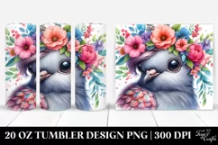 Baby Dove with Cool Haircut, PNG Product Image 1